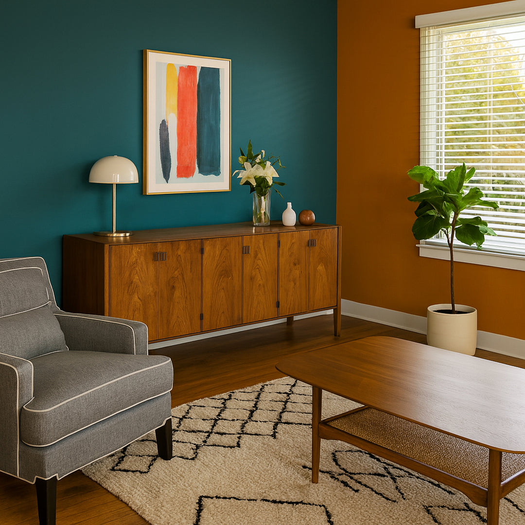 Vintage Credenza detail view 3 - Whats New Furniture - Portland, Oregon