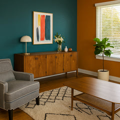 Vintage Credenza detail view 3 - Whats New Furniture - Portland, Oregon