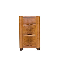 Vintage Art Deco Dresser and NIghtstand detail view 3 - Whats New Furniture - Portland, Oregon