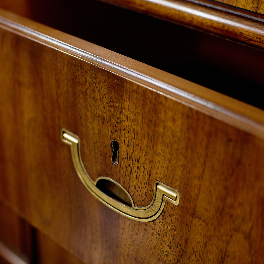 Vintage Mid - Century 9 Drawer Dresser detail view 9 - Whats New Furniture - Portland, Oregon