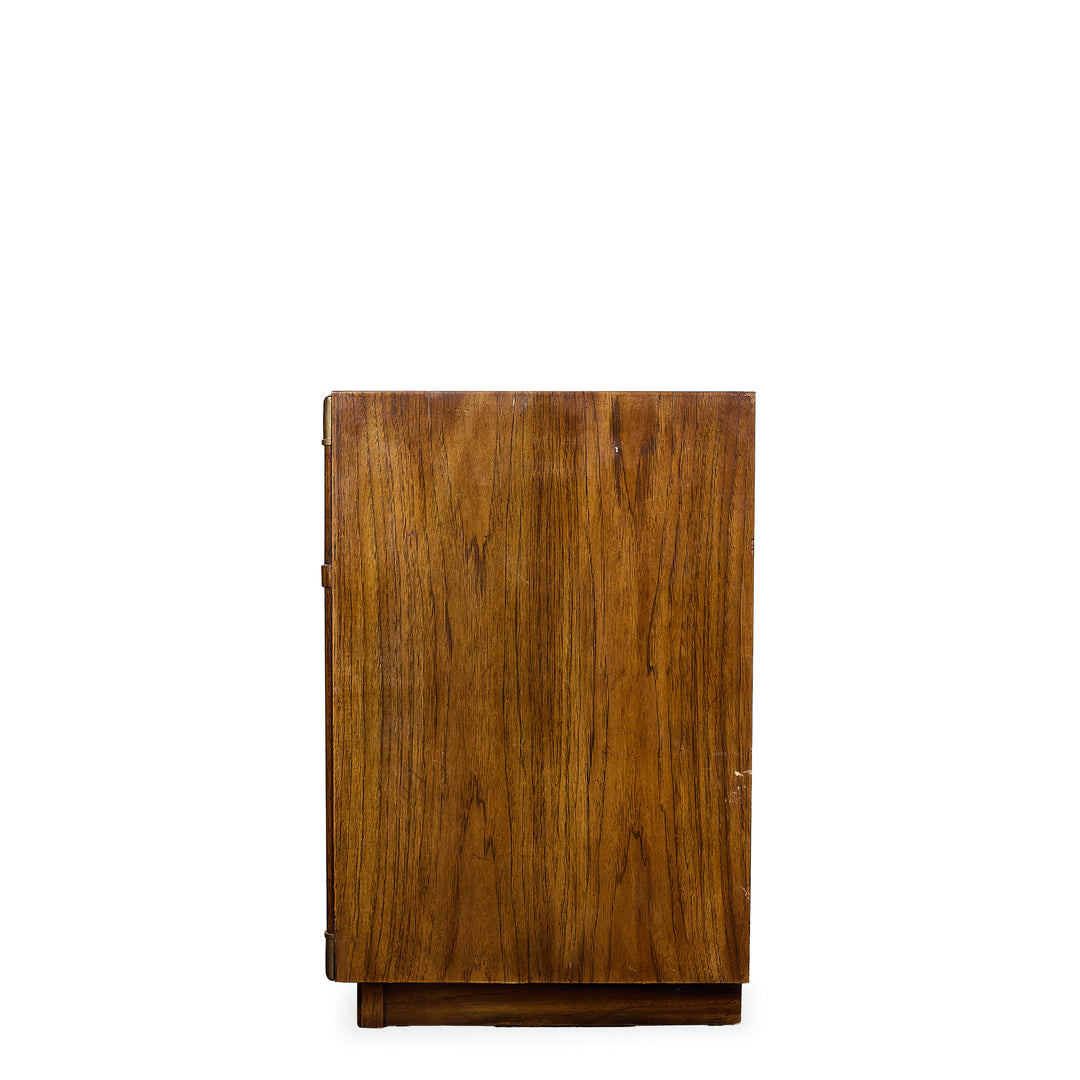 Vintage Mid - Century 9 Drawer Dresser detail view 4 - Whats New Furniture - Portland, Oregon