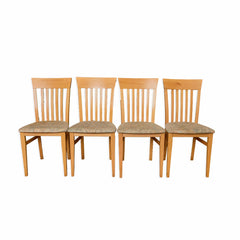 Vintage Mobler Expandable Dining Table with 4 Chairs detail view 2 - Whats New Furniture - Portland, Oregon