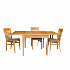 Vintage Mobler Expandable Dining Table with 4 Chairs detail view - Whats New Furniture - Portland, Oregon