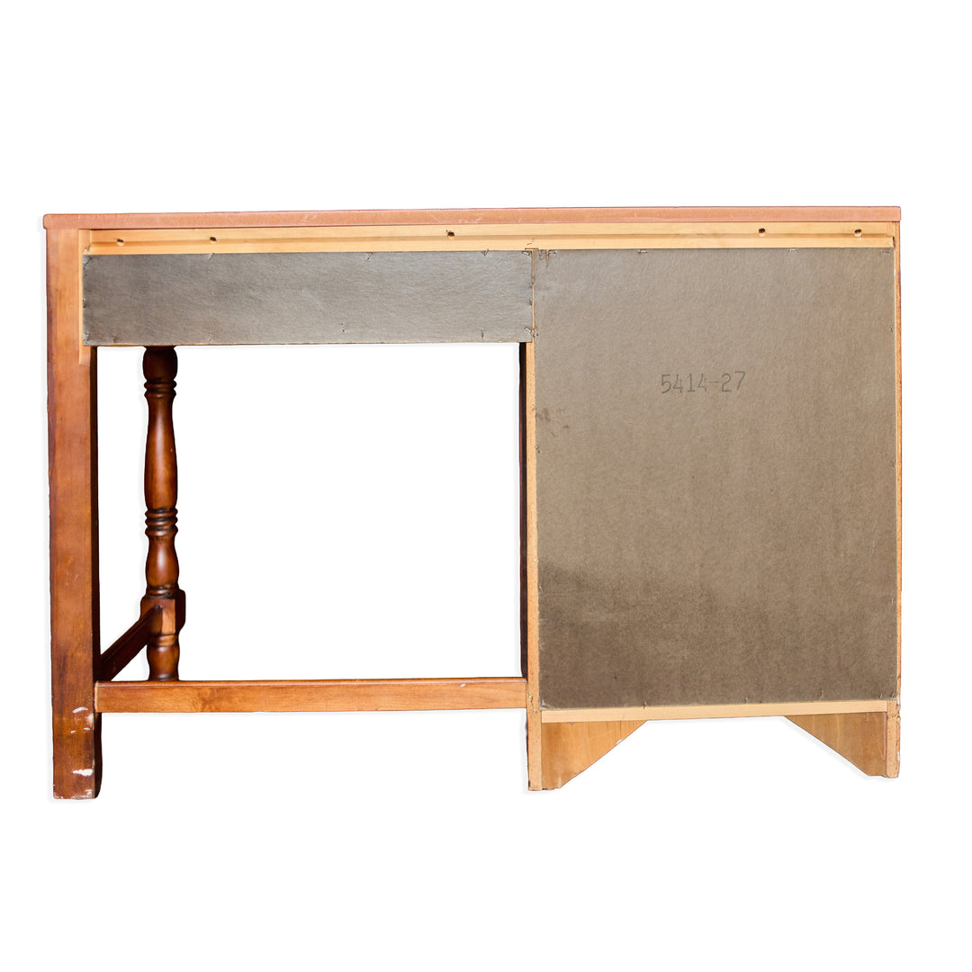 Vintage Four Drawer Desk detail view 2 - Whats New Furniture - Portland, Oregon