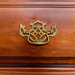 Vintage Four Drawer Desk detail view 5 - Whats New Furniture - Portland, Oregon
