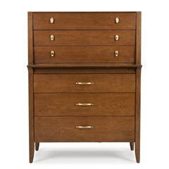 Walnut Mid-Century Dresser - consignment furniture Portland