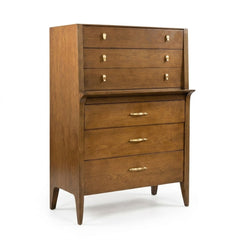 Walnut Mid-Century Dresser - view 3