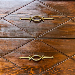Vintage Wooden Dresser detail view 4 - Whats New Furniture - Portland, Oregon