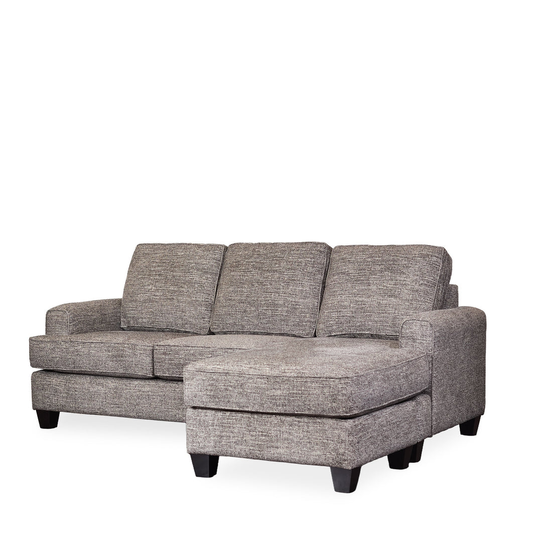 Vista Sofa w/ Storage Chaise in Oslo Tux detail view - sofa with storage chaise by Stanton - Whats New Furniture Portland OR