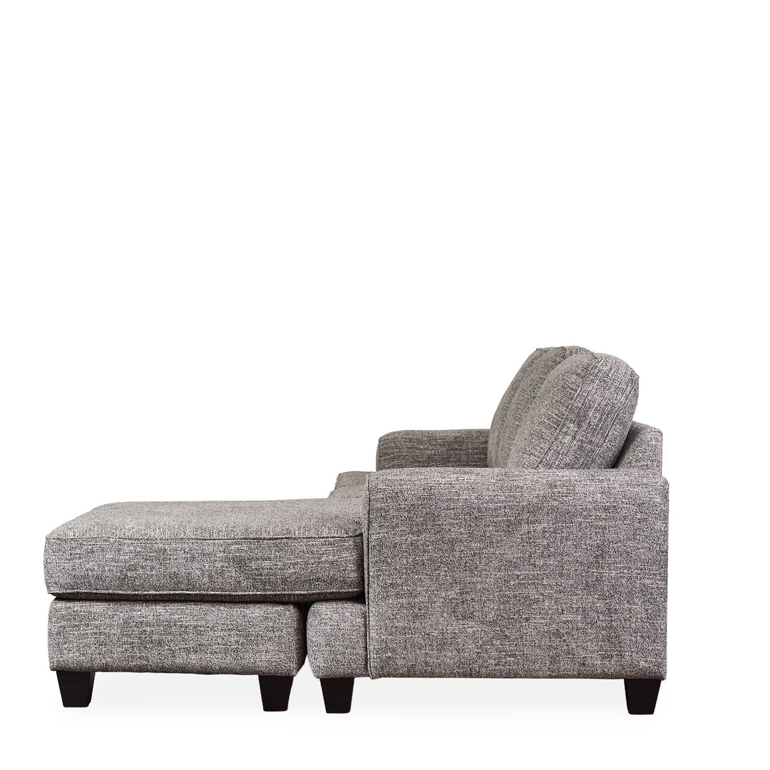 Vista Sofa w/ Storage Chaise in Oslo Tux lifestyle setting - sofa with storage chaise by Stanton - Whats New Furniture Portland OR