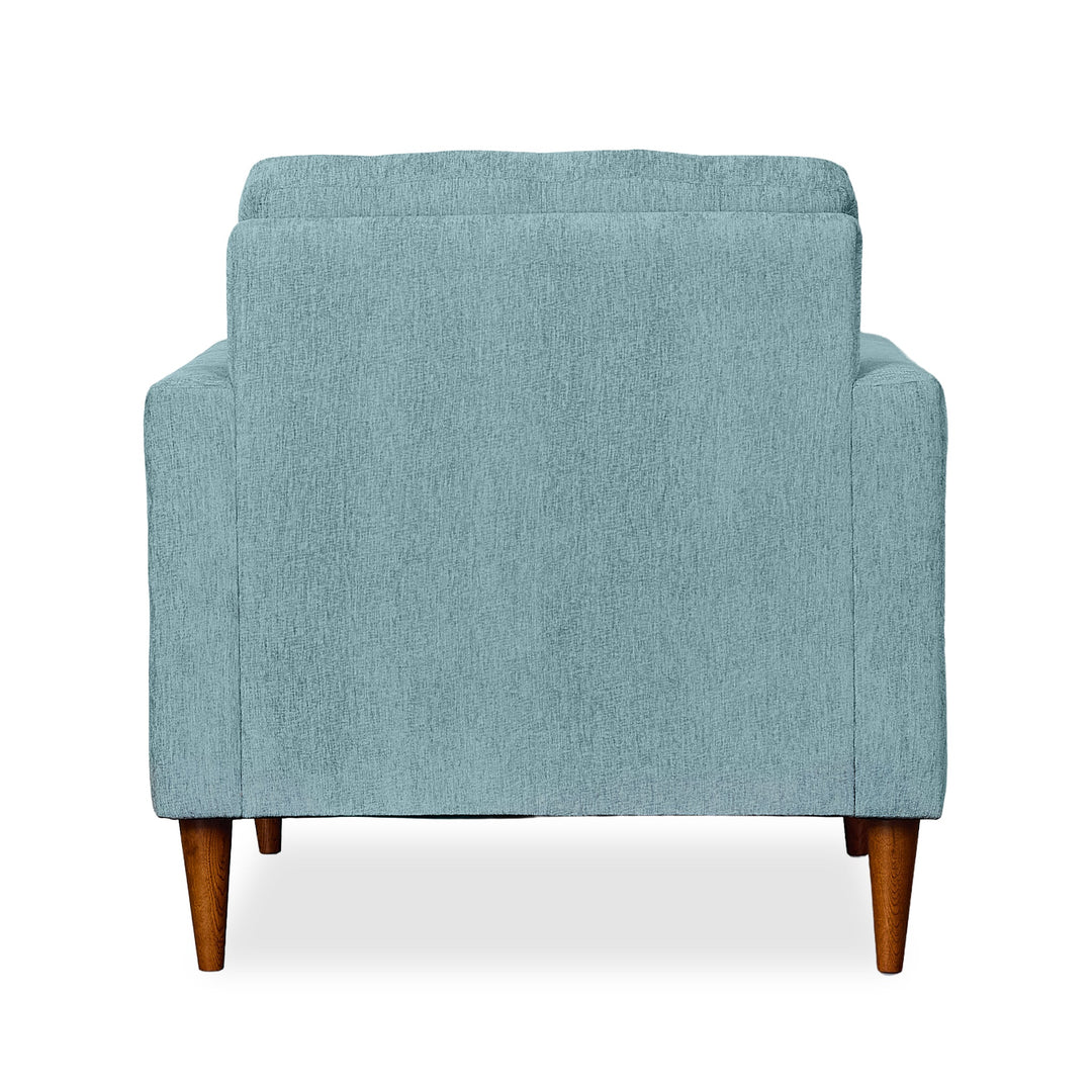 Vogue Modern Chair in Sergio Spa back view - Oregon-made accent chair by Stanton - Whats New Furniture Portland OR