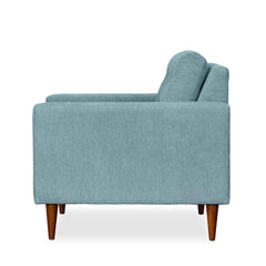 Vogue Modern Chair in Sergio Spa detail view - Oregon-made accent chair by Stanton - Whats New Furniture Portland OR