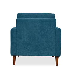Vogue Modern Chair in Sensation Turquoise back view - Oregon-made accent chair by Stanton - Whats New Furniture Portland OR