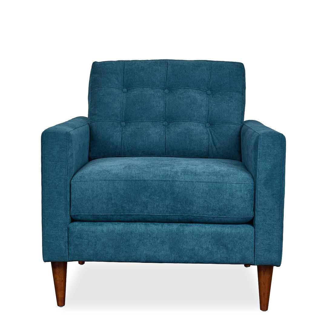 Vogue Modern Chair in Sensation Turquoise - Oregon-made accent chair by Stanton - Whats New Furniture Portland OR