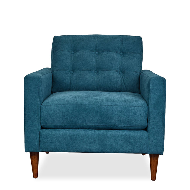 Vogue Modern Chair in Sensation Turquoise - Oregon-made accent chair by Stanton - Whats New Furniture Portland OR
