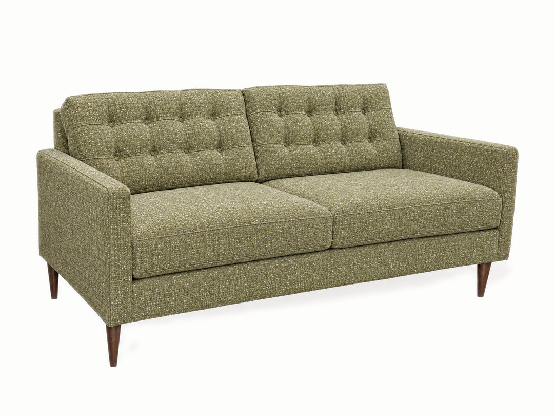 Vogue Modern Sofa in Noriko Herb - studio three-quarter view - Stanton - Whats New Furniture Portland OR