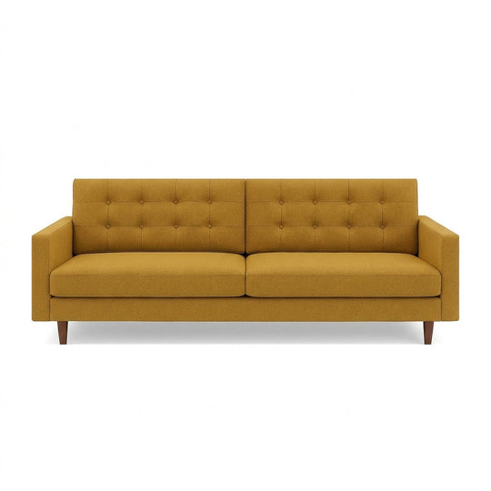 Vogue Modern Sofa in Prescott Tuxedo fabric closeup - modern sofa by Stanton - Whats New Furniture Portland OR