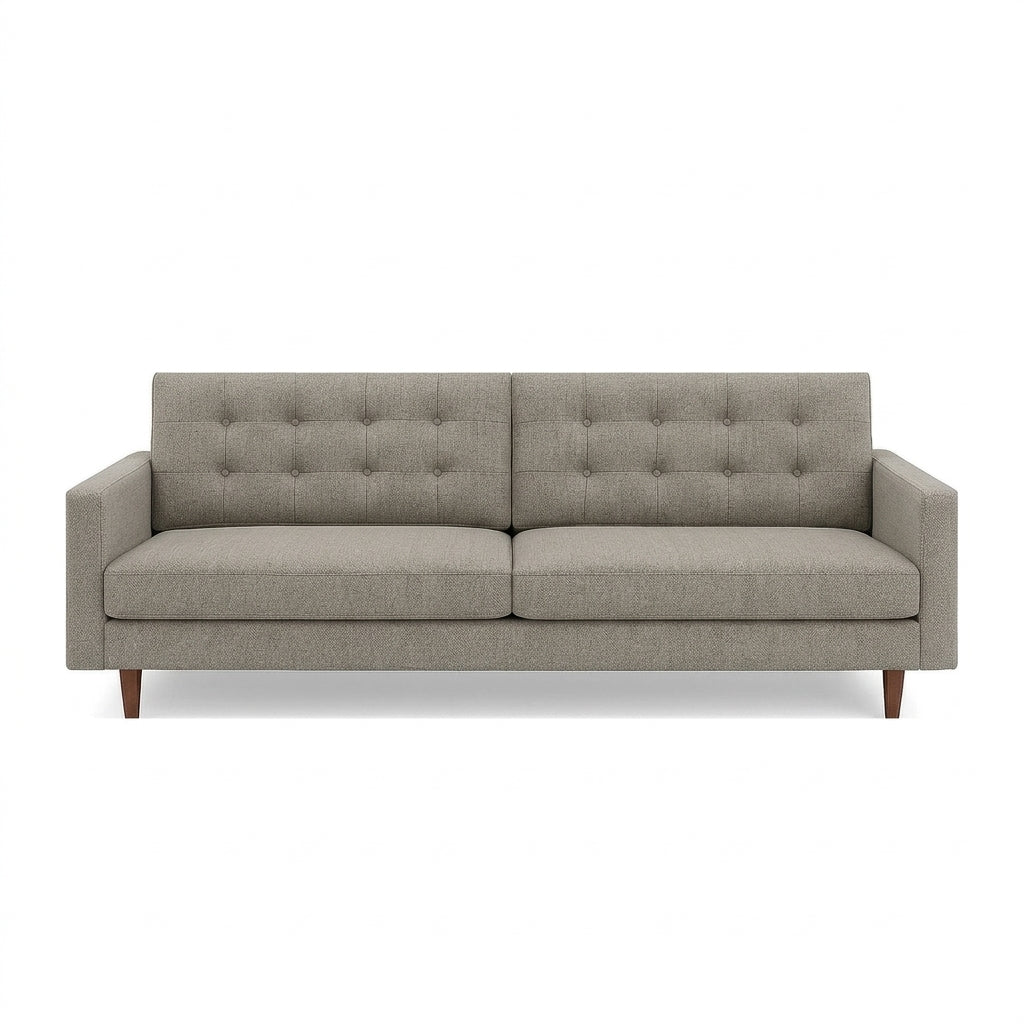 Vogue Modern Sofa in Seamount Walnut top-down view - modern sofa by Stanton - Whats New Furniture Portland OR