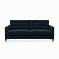 Vogue Modern Sofa in Sensation Midnight - studio front view - Stanton - Whats New Furniture Portland OR