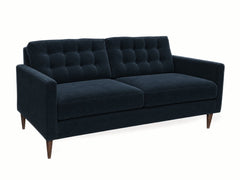 Vogue Modern Sofa in Sensation Midnight - studio three-quarter view - Stanton - Whats New Furniture Portland OR