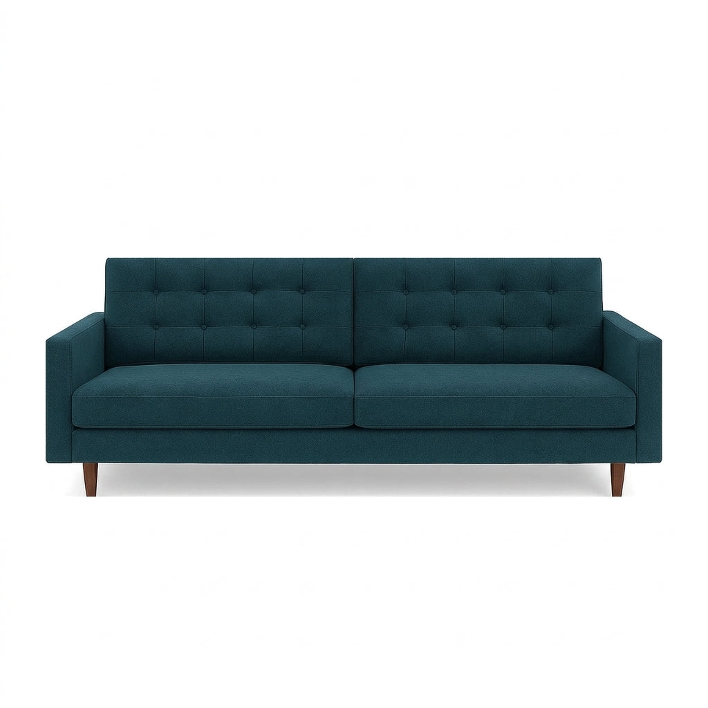Vogue Modern Sofa in Sensation Mineral lifestyle setting - modern sofa by Stanton - Whats New Furniture Portland OR
