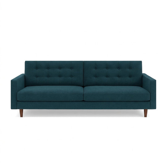 Vogue Modern Sofa in Sensation Mineral lifestyle setting - modern sofa by Stanton - Whats New Furniture Portland OR