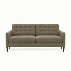 Vogue Modern Sofa in Sensation Mineral - studio front view - Stanton - Whats New Furniture Portland OR