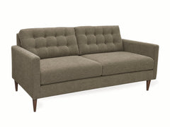 Vogue Modern Sofa in Sensation Mineral - studio three-quarter view - Stanton - Whats New Furniture Portland OR
