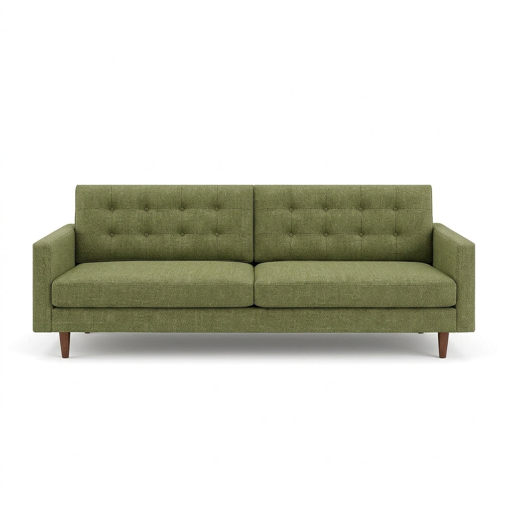 Vogue Modern Sofa in Vintage Moss view 15 - modern sofa by Stanton - Whats New Furniture Portland OR