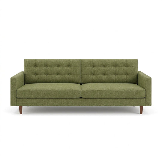 Vogue Modern Sofa in Vintage Moss view 15 - modern sofa by Stanton - Whats New Furniture Portland OR