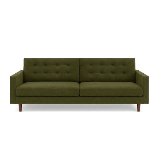 Vogue Modern Sofa in Vintage Saffron alternate view - modern sofa by Stanton - Whats New Furniture Portland OR