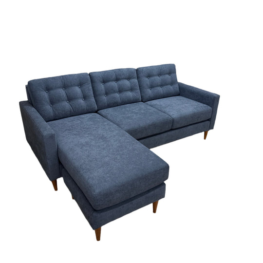 Vogue Sofa Chaise cushion detail showing tufted back - Stanton - Whats New Furniture Portland OR