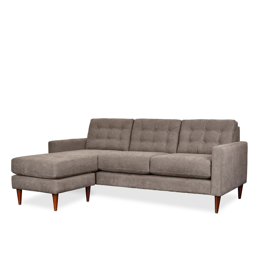 Vogue Sofa Chaise in Sensation Mineral angle view - Stanton - Whats New Furniture Portland OR