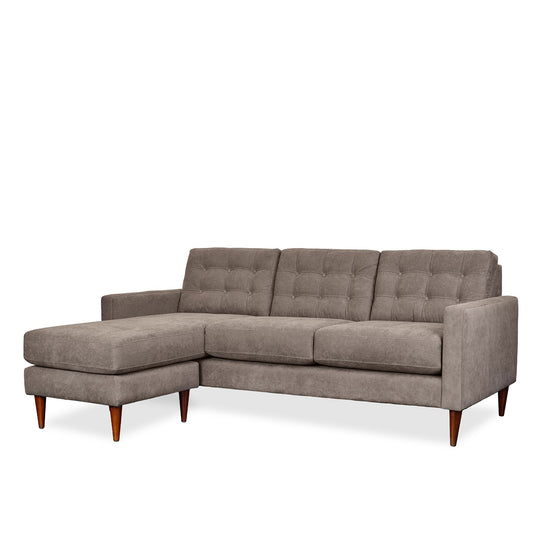 Vogue Sofa Chaise in Sensation Mineral angle view - Stanton - Whats New Furniture Portland OR
