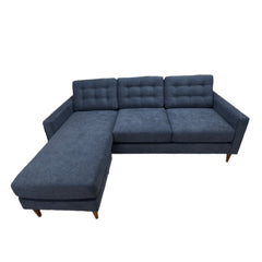 Vogue Sofa Chaise in Sensation Slate rear angle - Stanton - Whats New Furniture Portland OR