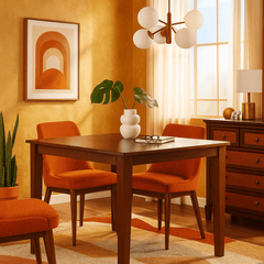 Walnut Dining Table detail view 3 - Whats New Furniture - Portland, Oregon