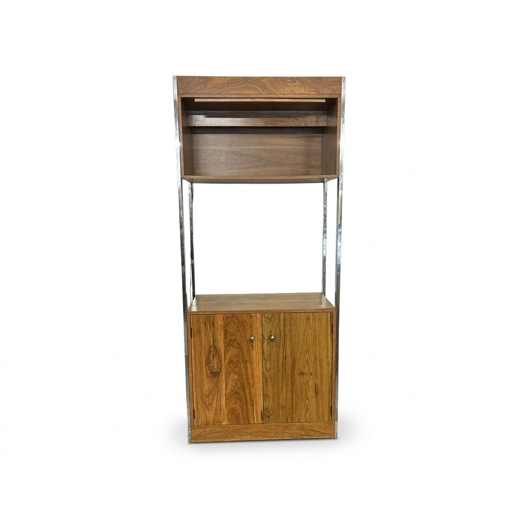 Walnut Mid-Century Storage - view 2