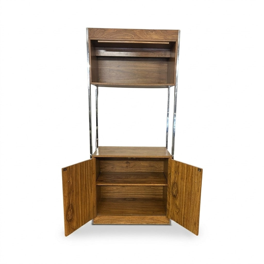Walnut Mid-Century Storage - view 3