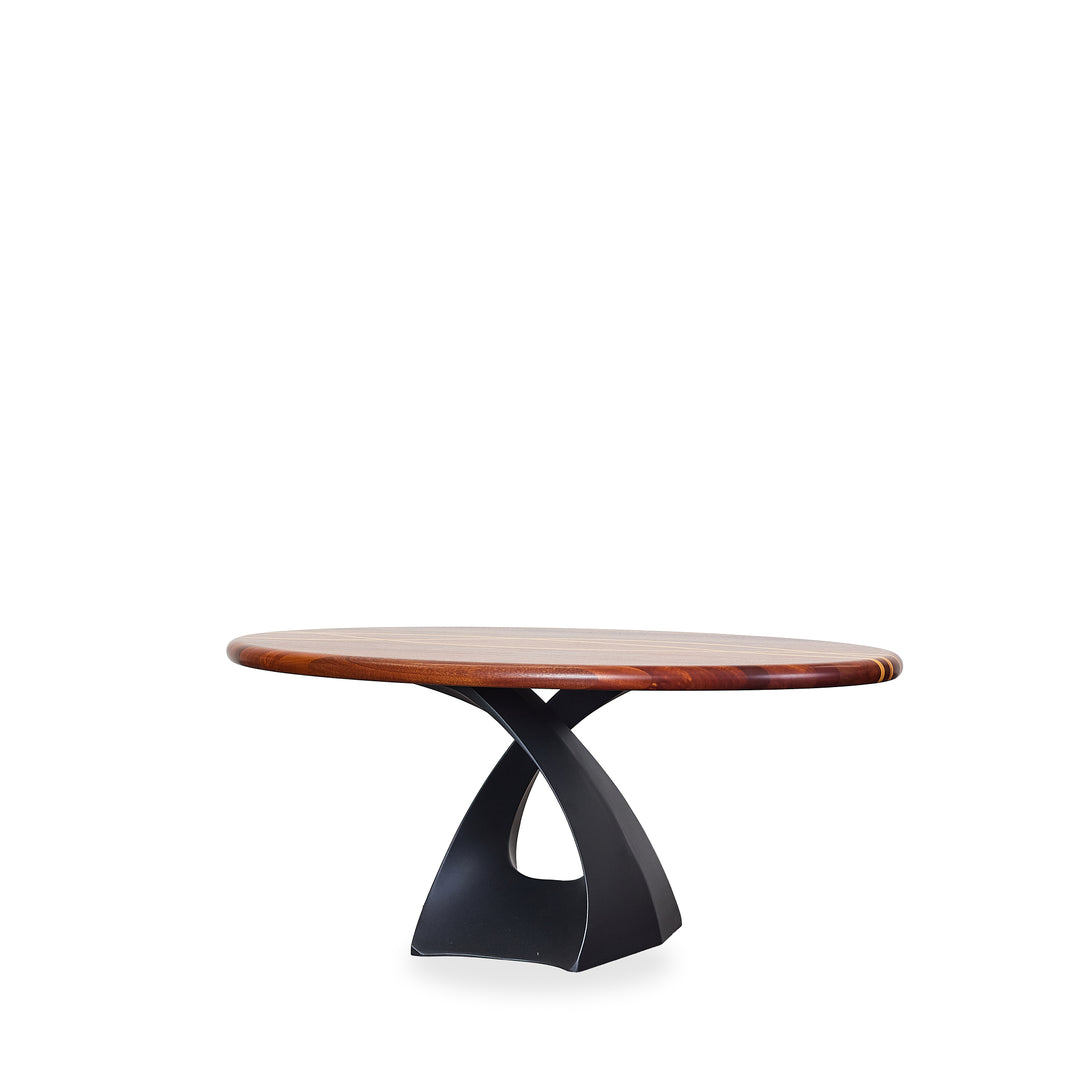 Woven Oval Coffee Table detail view - Whats New Furniture - Portland, Oregon