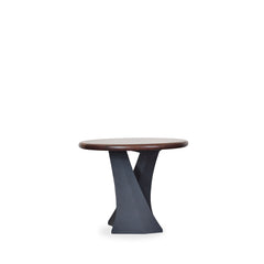 Walnut Slab End Table detail view 2 - Whats New Furniture - Portland, Oregon