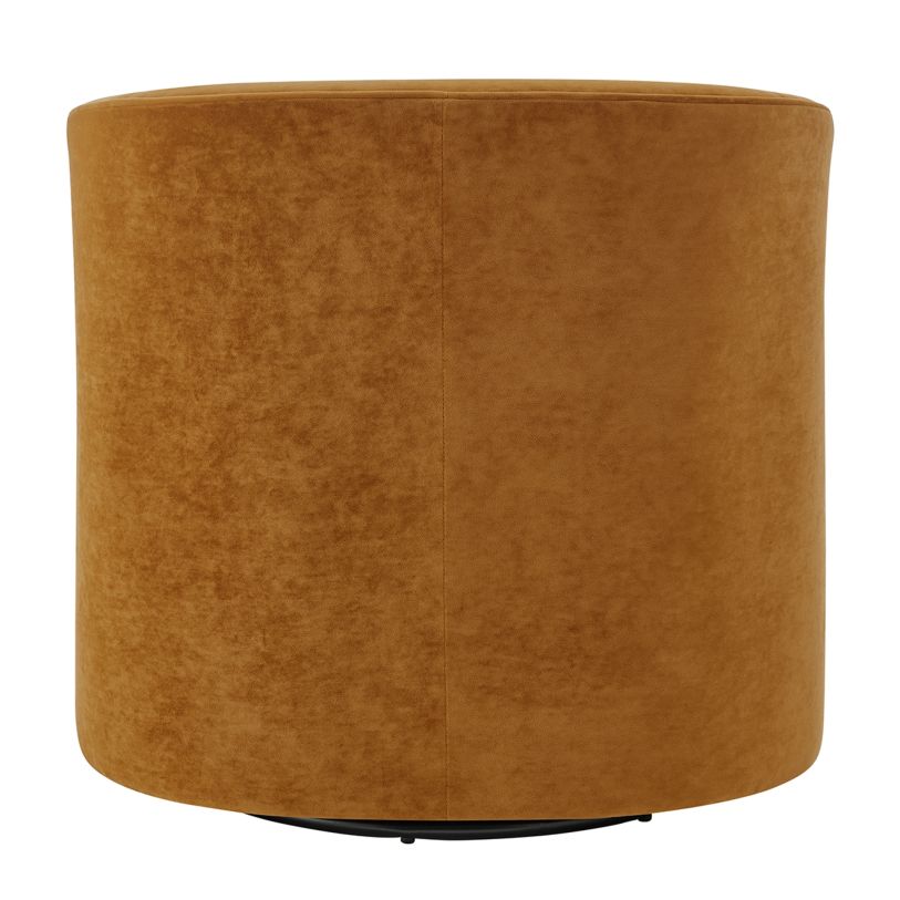 Walsh Swivel Arm Chair in Dainty Caramel back detail - swivel arm chair by NPD - Whats New Furniture Portland OR