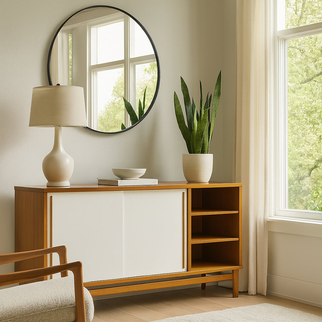 West Elm Credenza detail view 4 - Whats New Furniture - Portland, Oregon
