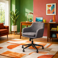 Helvetica Rolling Desk Chair - Whats New Furniture - Portland, Oregon