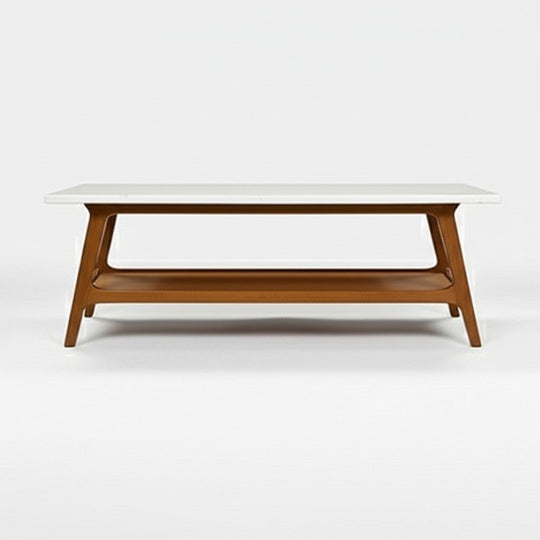 Marble West Elm Coffee Table - consignment furniture Portland