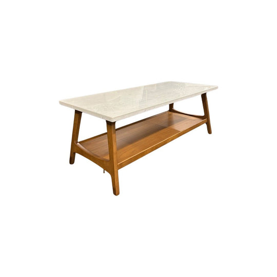Marble West Elm Coffee Table - view 2