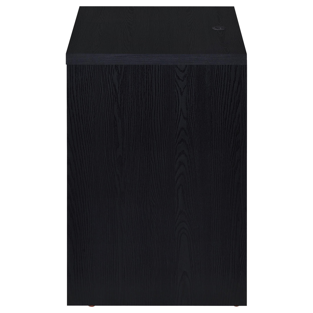 Westpark 2-drawer Nightstand LED Lights and USB Black - What&
