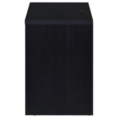 Westpark 2-drawer Nightstand LED Lights and USB Black - What&
