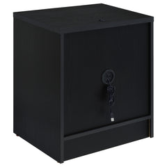 Westpark 2-drawer Nightstand LED Lights and USB Black - What&
