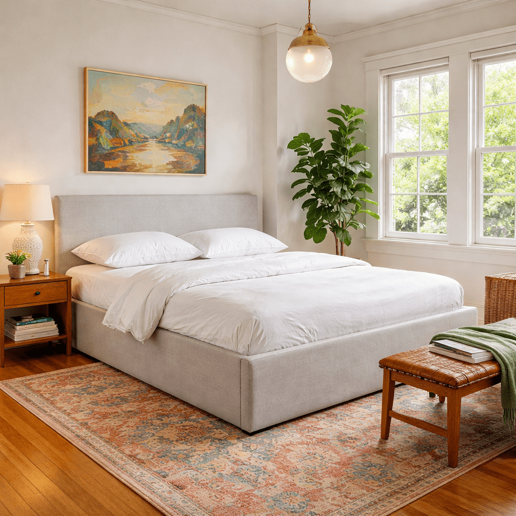 Alberta Queen Bed Frame - Whats New Furniture - Portland, Oregon