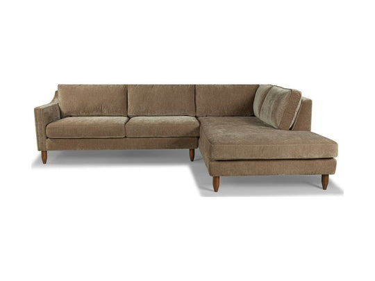 Edgewater Sectional (RHF) - side angle - mid-century modern sectionals - Whats New Furniture Portland OR